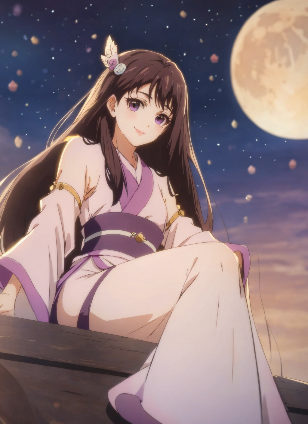 09570-1771912709-Background_ Clear water and blue sky, with snow capped mountains in the distance. Characters_ beautiful girl theme, exquisite fa.png